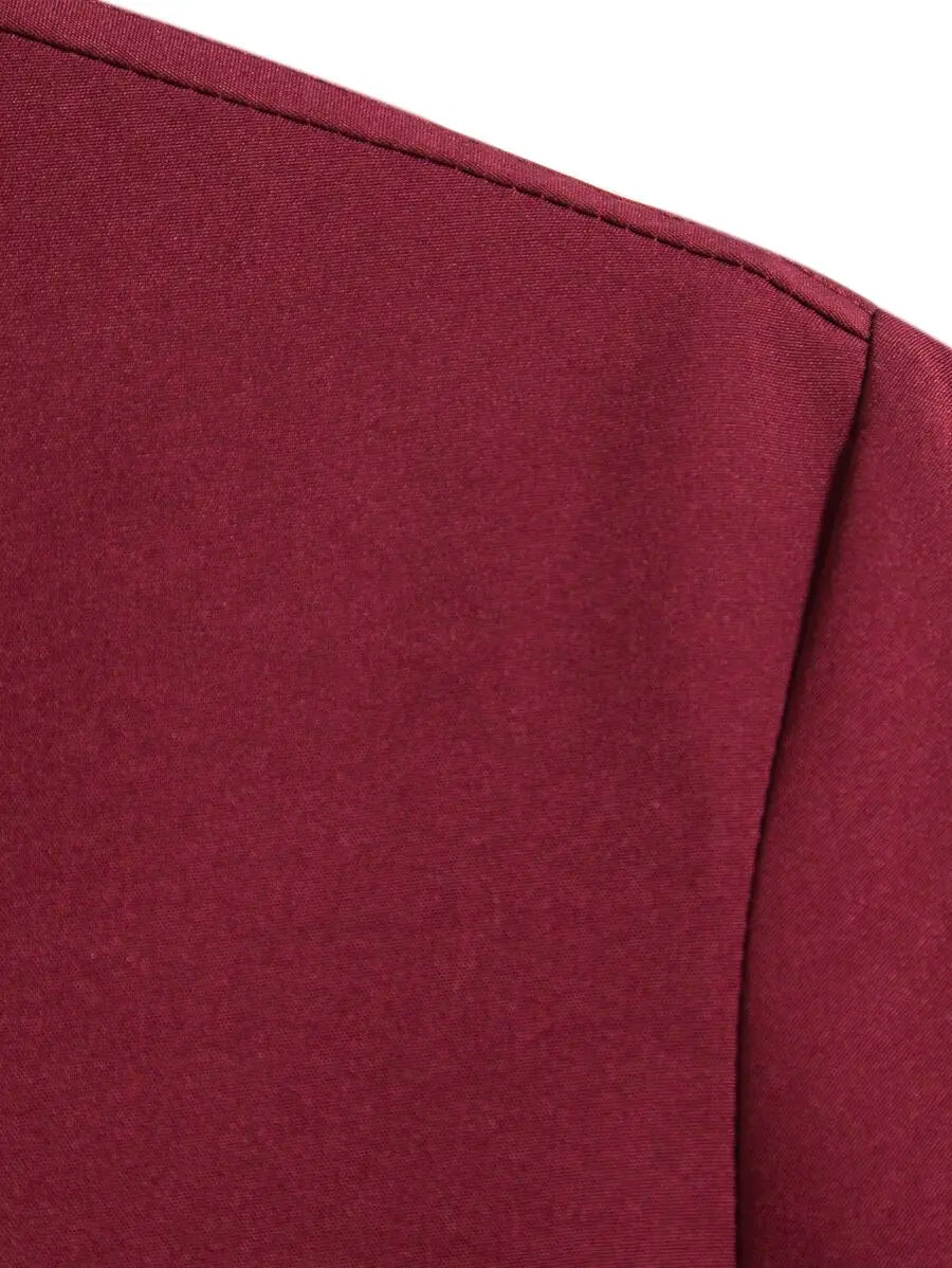 Men's Ombre Gradient Short Sleeve Button-Up Shirt Casual Wear
