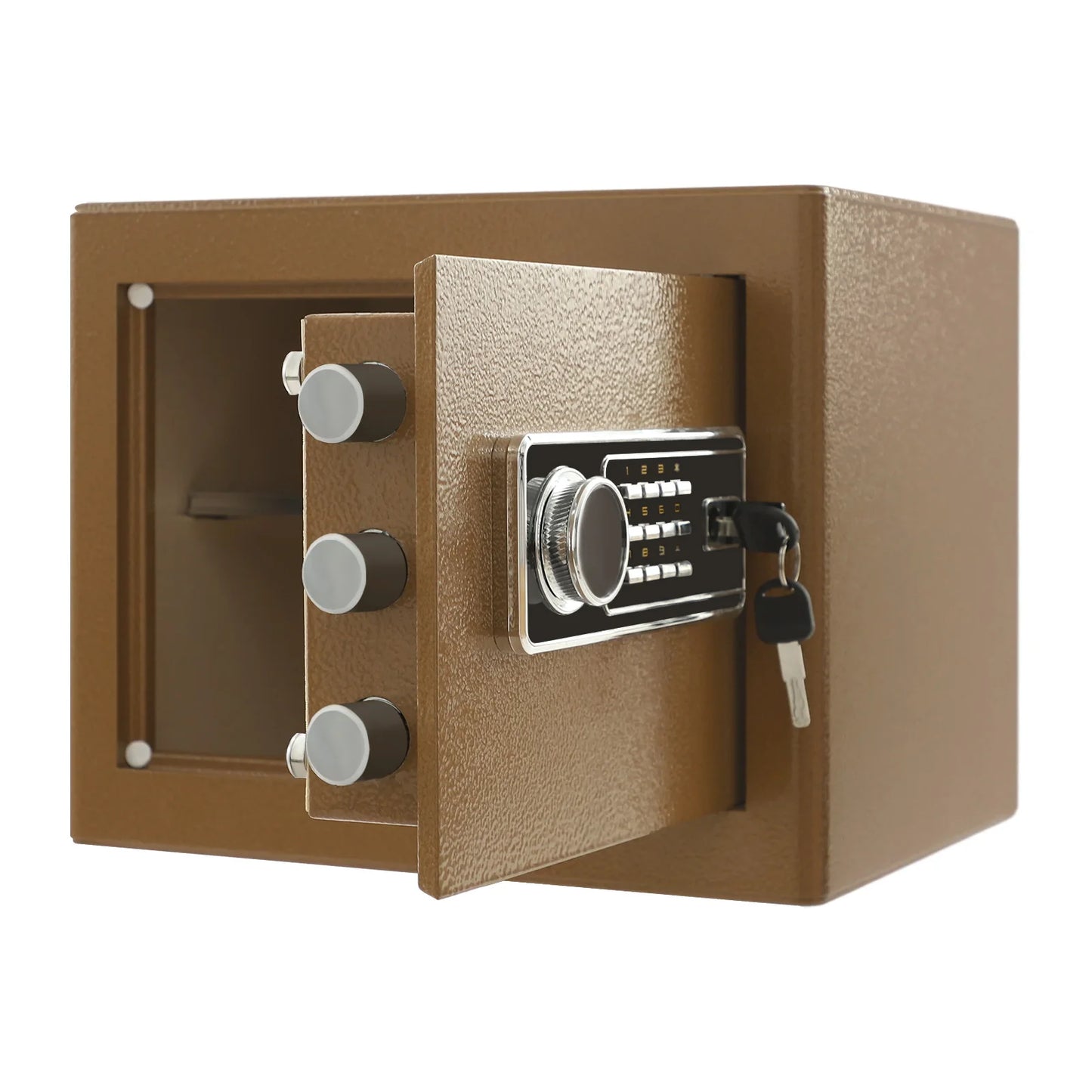Digital Home Safe Box Electronic Lock Steel Security Safe with Alarm LED Light Wall Mount for Cash Jewelry Documents