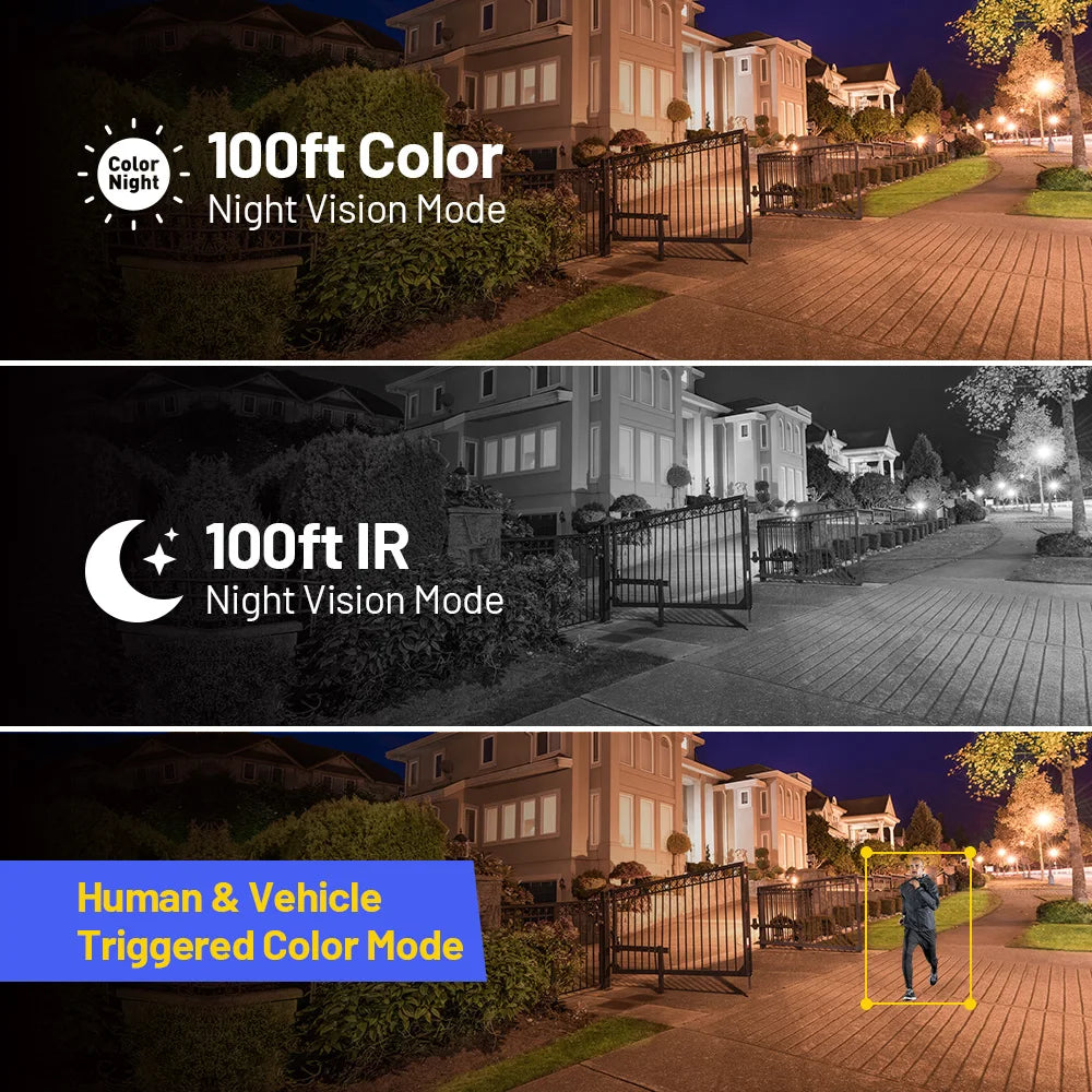 ANNKE 12MP Smart Dual Light Camera Kits Security Cam 8CH NVR 4PCS POE Camera Outdoor CCTV Video Surveillance Protection Camera