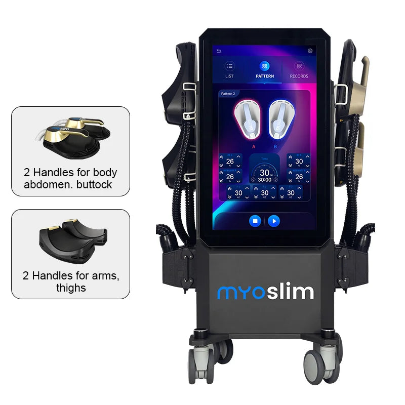 EMS RF Body 6500W Sculpting Machine Muscle Stimulator for Non-Invasive Contouring and Toning Salon Device Shaping Professional