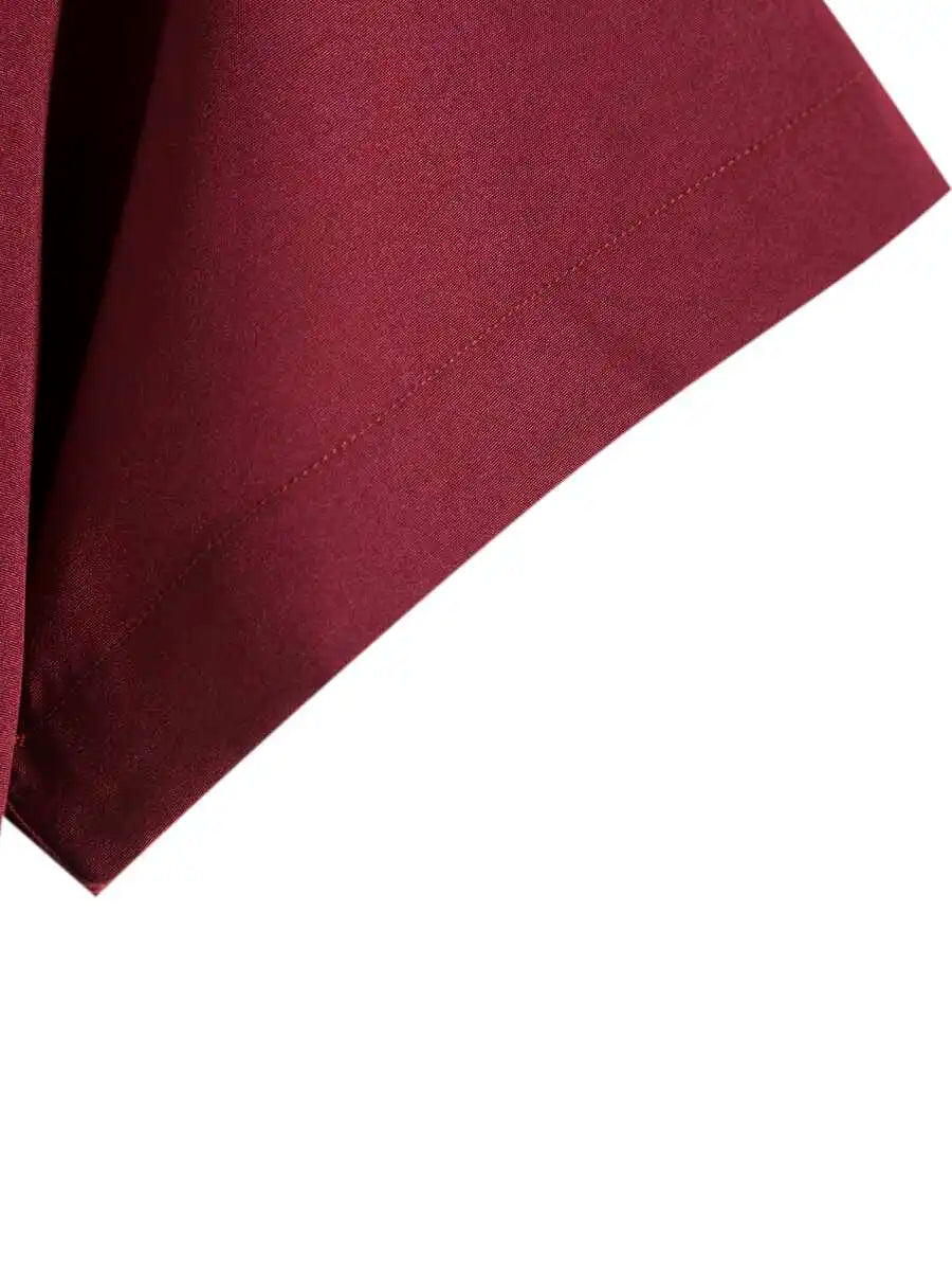 Men's Ombre Gradient Short Sleeve Button-Up Shirt Casual Wear