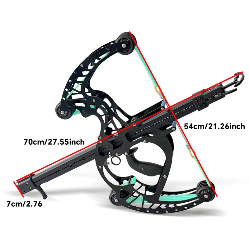 Upgraded third-generation Veyron all-metal composite bow, with a 50-shot capacity, suitable for practice and hunting